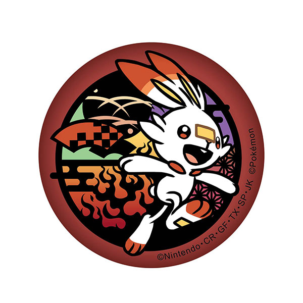 AmiAmi [Character & Hobby Shop] | 精灵宝可梦切绘系列和纸徽章炎兔儿 