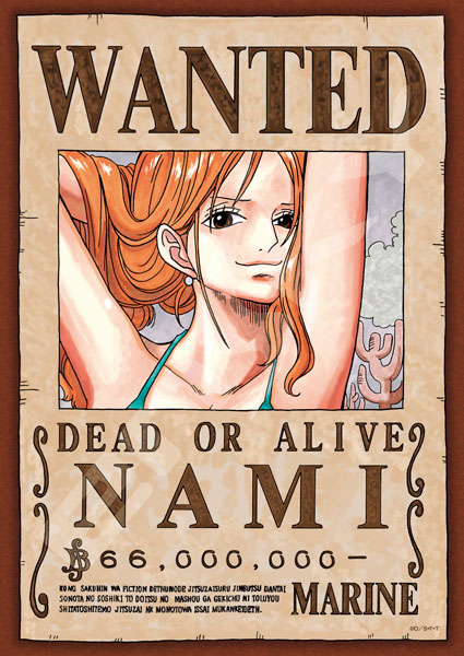 ワンピース　宝石画　手配書　ナミ　ONE PIECE イラスト　ポスター AmiAmi [Character & Hobby Shop] | Jigsaw Puzzle ONE PIECE Wanted