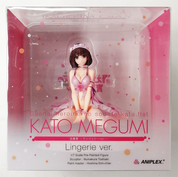 AmiAmi [Character u0026 Hobby Shop] | (Pre-owned ITEM:B+/BOX:B)Saekano: How to  Raise a Boring Girlfriend Flat Megumi Kato -Lingerie ver.- 1/7 Scale Figure  [Aniplex+ Exclusive](Released)