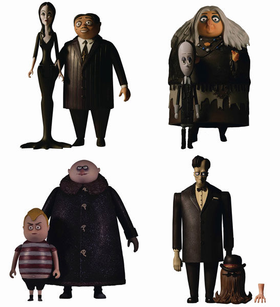 Mezco Toyz 5 Points The Addams Family: The Complete Set review • AIPT