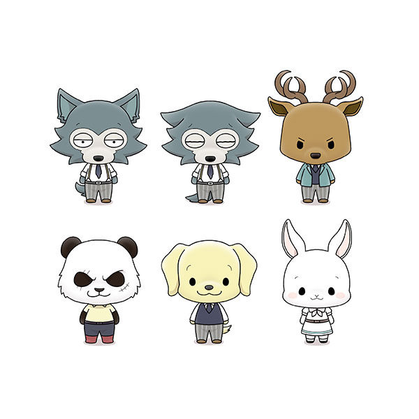 AmiAmi [Character & Hobby Shop] | Chokkorin Mascot BEASTARS 6Pack 