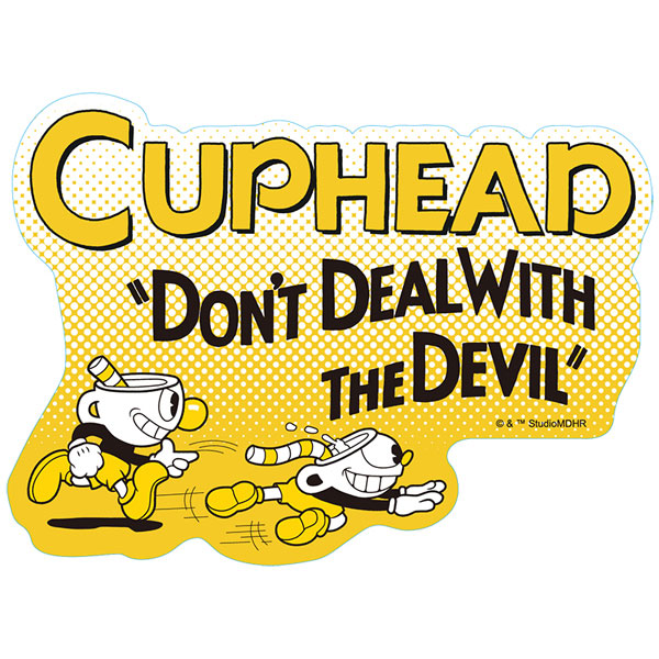 Cuphead Show I Heart King Dice Sticker 