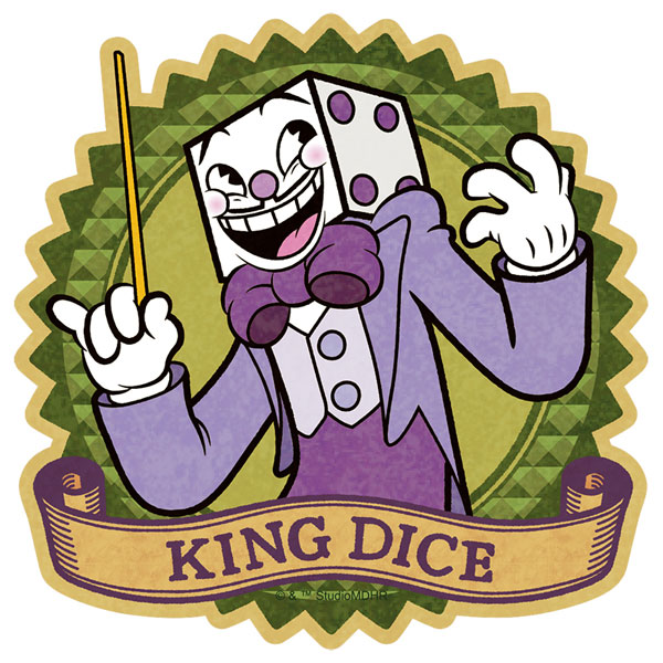 AmiAmi [Character & Hobby Shop]  CUPHEAD Travel Sticker (8) King