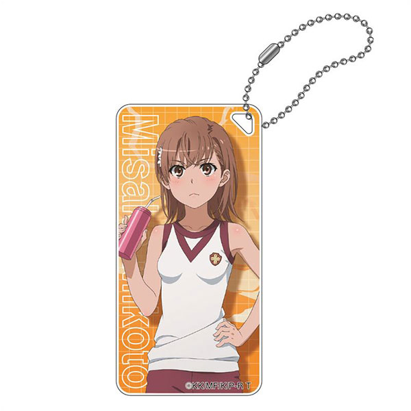 激レア 「とある科学の超電磁砲T SERIES MODEL PLASTIC KADOKAWA ☆特価品 御坂美琴 とある科学の超電磁砲T　ドミテリアキーチェーン キーホルダー・アクリルキーホルダー