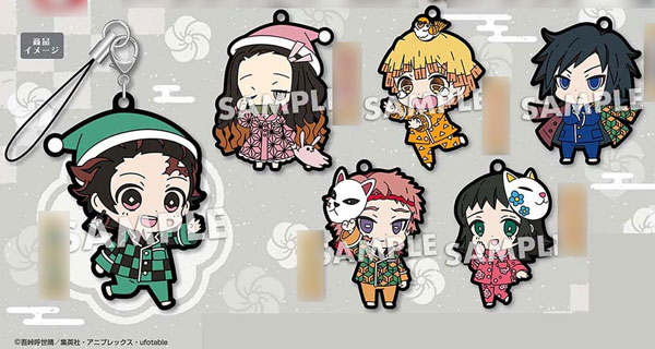 AmiAmi [Character & Hobby Shop]  Kimetsu no Yaiba x Rascal Deka Keychain  Zenitsu Agatsuma(Released)