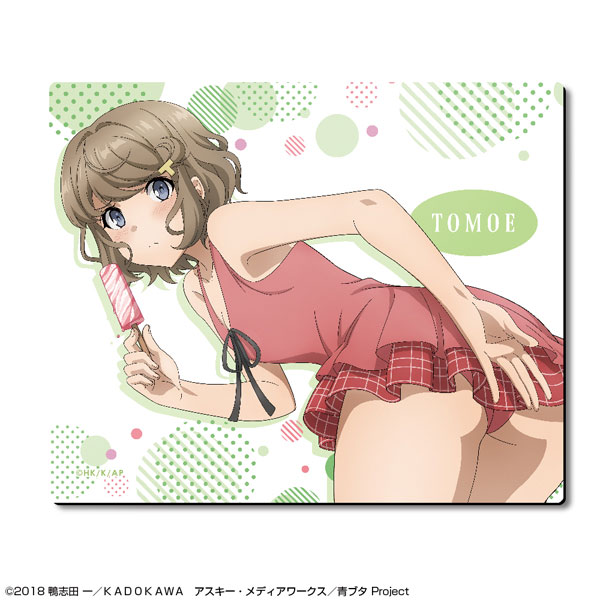 AmiAmi [Character & Hobby Shop]  Seishun Buta Yarou wa Yumemiru Shoujo no  Yume wo Minai Rubber Mouse Pad Design 04 (Tomoe Koga /A)(Released)