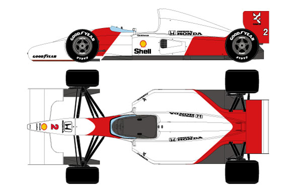 AmiAmi [Character & Hobby Shop] | 1/43 McLaren Honda MP4/7A Monaco 