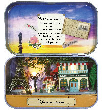 ミニチュアット　５１６－２４　夕暮れのカフェテラス