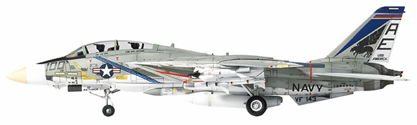 【中古】(本体A-/箱B)凄！プラモデル 第6弾 1/72 アメリカ海軍 F-14A トムキャット“VF-143 プーキン・ドッグズ” プラモデル[童友社]《発売済・在庫品》