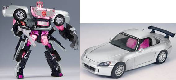 AmiAmi [Character u0026 Hobby Shop] | Transformers Binaltech BT21 Arcee feat. Honda  S2000 Hard Top