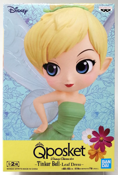 BANDAI SPIRITS Q posket Disney Character -Tinker Bell, Leaf Dress- B (Game-prize)