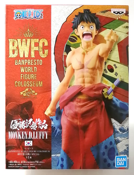 BANDAI SPIRITS ONE PIECE BANPRESTO WORLD FIGURE COLOSSEUM Zoukeiou Choujou Kessen 2-SPECIAL- Luffytarou (Game-prize) รูปภาพ 1