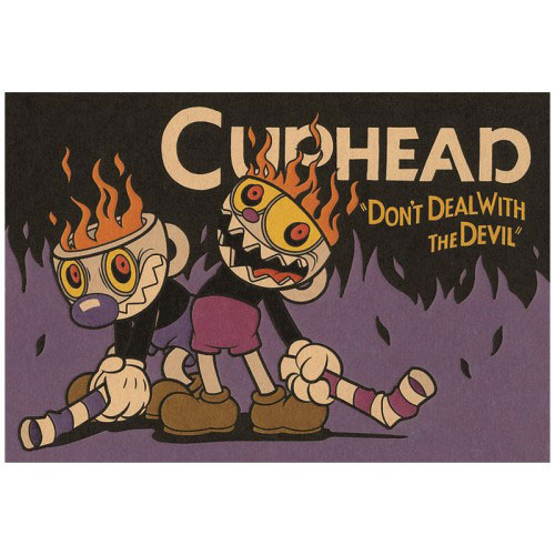 The devil melting design : r/Cuphead