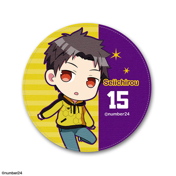 Number24 Anime badge Natsusa Seiichirou Ibuki Yasunari Yuu Gakuto