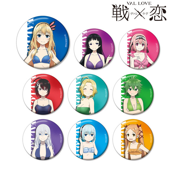 AmiAmi [Character & Hobby Shop] | Val x Love Trading Tin Badge