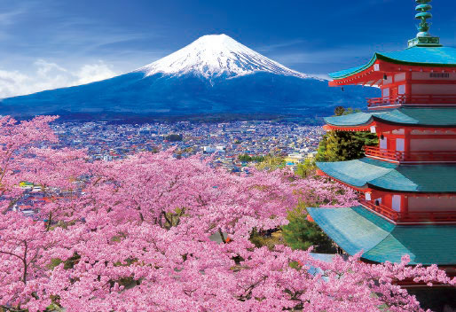 ｾﾝﾄﾗﾙ25-195S春風富士と五重塔