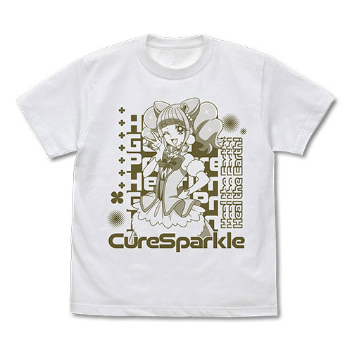 AmiAmi [Character & Hobby Shop]  Healin' Good Pretty Cure Cure Sparkle  T-shirt /WHITE-XL(Released)