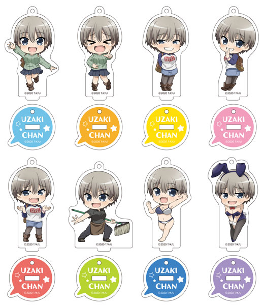 AmiAmi [Character & Hobby Shop]  TV Anime Uzaki-chan wa Asobitai! Double  New Illustration Tin Badge Set [Sailor Uniform ver.](Pre-order)