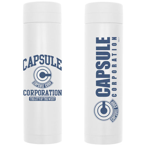 Dragon Ball Z Capsule Corporation Thermos Bottle /WHITE