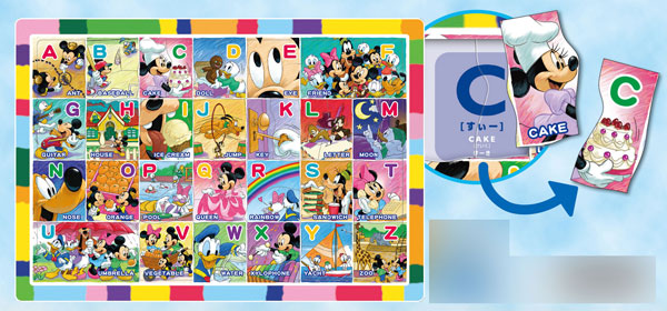 ﾃﾝﾖｰDC52-155ﾐｯｷｰとABCであそぼ