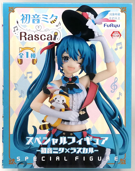 Special Figure - Hatsune Miku x Rascal - (Game-prize)