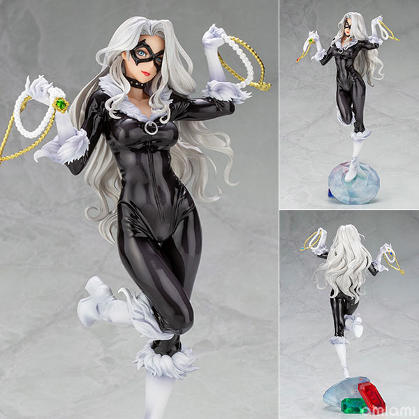 Amiami Character Hobby Shop Marvel Bishoujo Marvel Universe Black Cat Steals Your Heart 1 7 Complete Figure Released