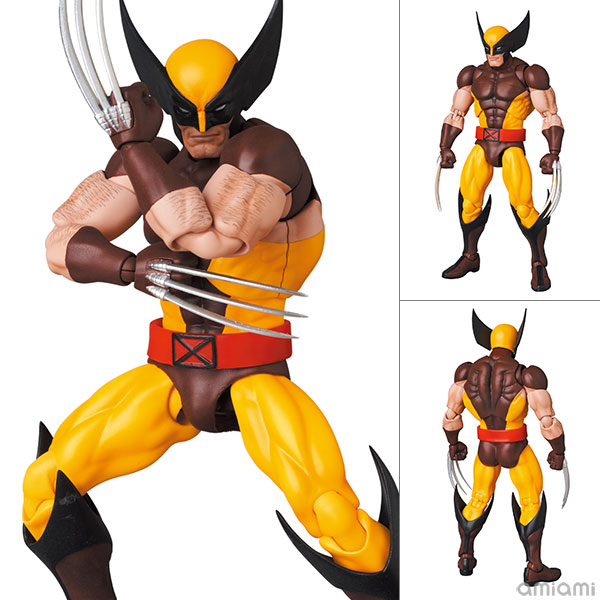 AmiAmi [Character u0026 Hobby Shop] | MAFEX No.138 MAFEX WOLVERINE (BROWN COMIC  Ver.)(Released)
