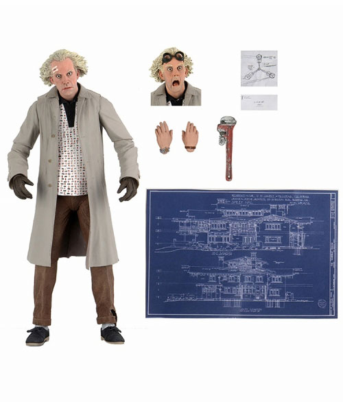AmiAmi [Character u0026 Hobby Shop] | Back To The Future / Dr. Emmet Brown  Ultimate 7 Inch Action Figure(Released)
