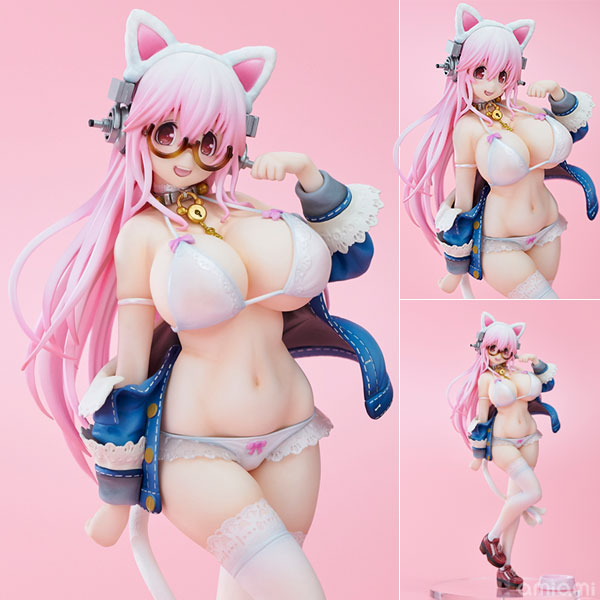AmiAmi [Character & Hobby Shop] | Super Sonico White cat ver