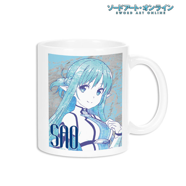 SAO Sword Art Online Asuna Kirito Leafa Ceramic Mug Cup Anime Sleeve