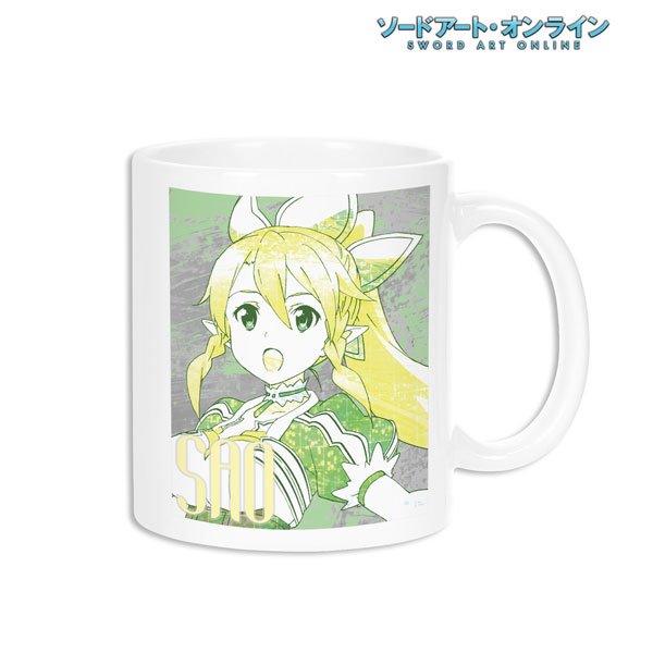 SAO Sword Art Online Asuna Kirito Leafa Ceramic Mug Cup Anime Sleeve