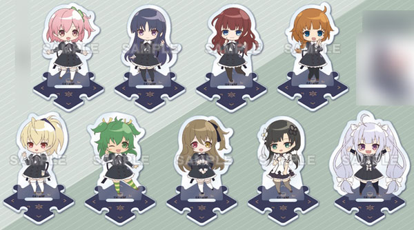 Amiami Character Hobby Shop Assault Lily Bouquet Trading Tsunagaru Petite Acrylic Stand 9pack Box Released