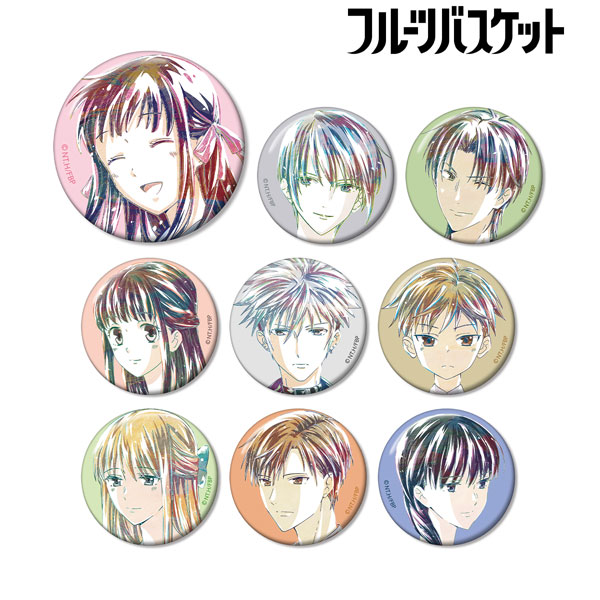 AmiAmi [Character & Hobby Shop]  TV Anime Fruits Basket Tin Badge PALE  TONE series Kureno Soma(Released)