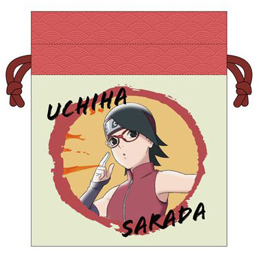 AmiAmi [Character & Hobby Shop]  BORUTO NARUTO NEXT GENERATIONS Drawstring  Bag Sarada Uchiha Ninjutsu ver.(Released)