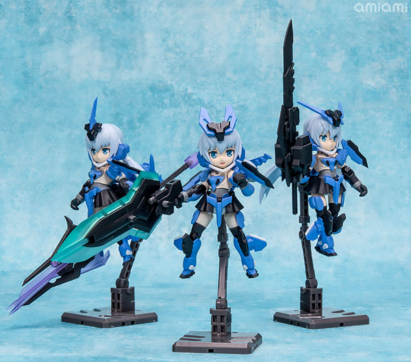 MegaHouse 데스크탑 아미 프레임 암즈 걸 KT-116f 스틸렛 시리즈 3종 세트
