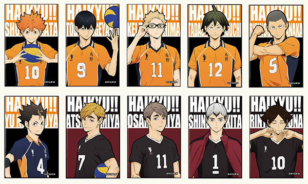 Haikyuu!! To The Top Ensky Marukaku Square Can Badge Vol. 2 SET