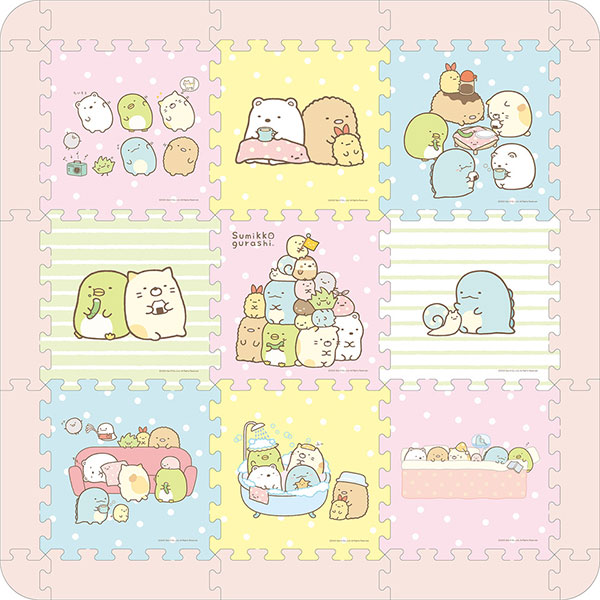 すみっコぐらし　やわらかパズルマット