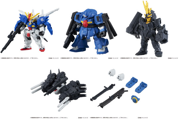 Bandai Mobile Suit Gundam MOBILE SUIT ENSEMBLE 13 Set of All 5 Types รูปภาพ 1