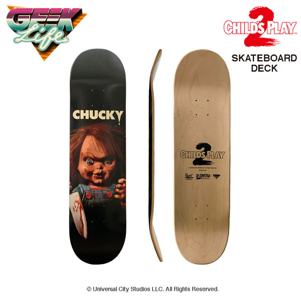 Child's Play 2 スケートボード デッキ AmiAmi [Character & Hobby Shop] | CHILD'S PLAY 2 Skateboard Deck