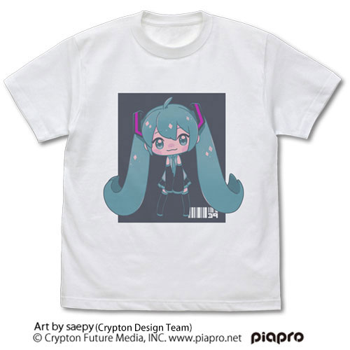 COSPA Hatsune Miku T-shirt saepy Ver./WHITE-XL รูปภาพ 1