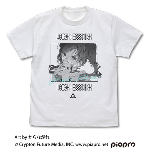 COSPA Hatsune Miku T-shirt Karanagare Ver./WHITE-XL