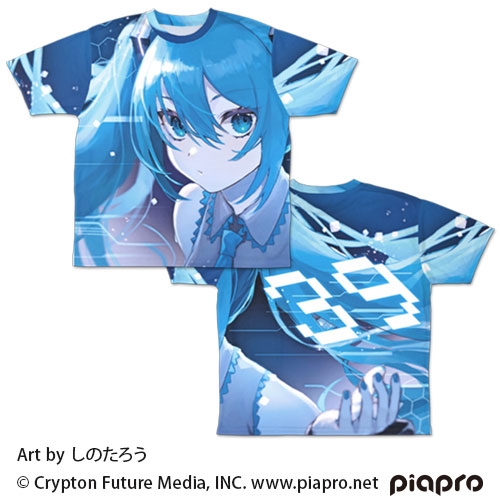 COSPA Hatsune Miku Double-sided Full Graphic T-shirt Shinotarou Ver./M