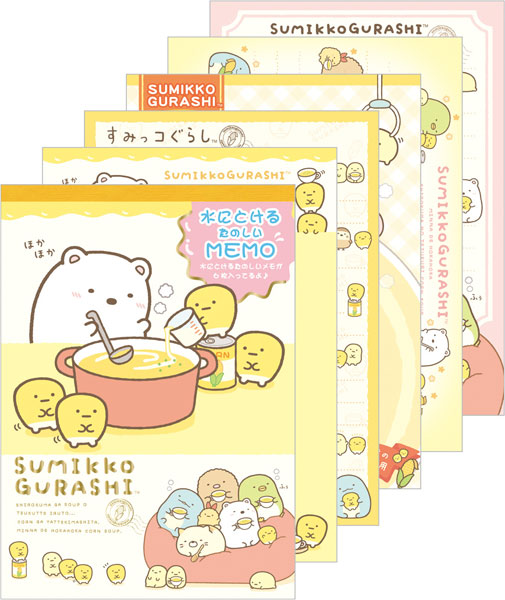 AmiAmi [Character & Hobby Shop]  MH02301 Sumikko Gurashi Shirokuma's Hot  Corn Soup Memo Pad(Released)