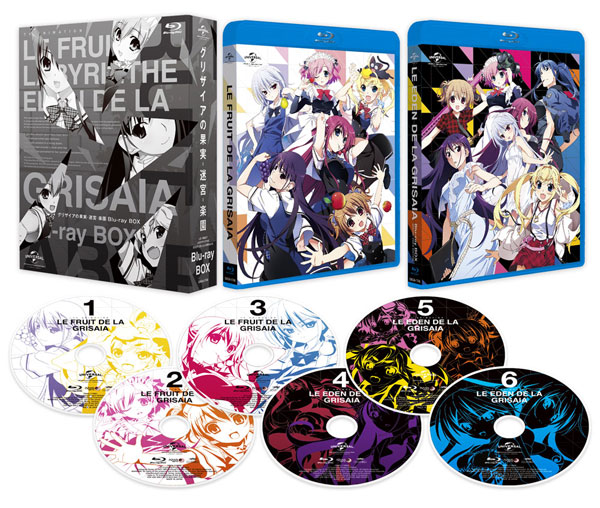 Anime Grisaia No Kajitsu / Rakuen season 1,2 and movie