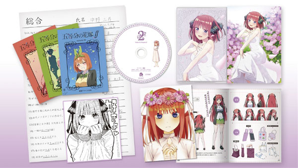 The Quintessential Quintuplets Movie 2 DVD Manga Booklet Shikishi