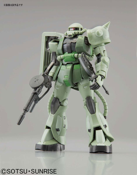 BANDAI SPIRITS RG 1/144 MS-06F Mass Production Zaku Plastic Model รูปภาพ 1
