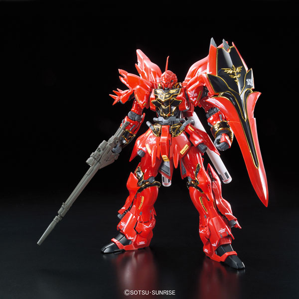 BANDAI SPIRITS RG Mobile Suit Gundam Unicorn 1/144 MSN-06S Sinanju Plastic Model รูปภาพ 1