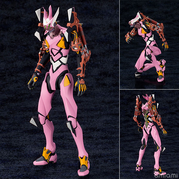 Bandai Robot Spirits Evangelion 3.0+1.0 Thrice Upon a Time Evangelion  Unit-08 Gamma Figure pink