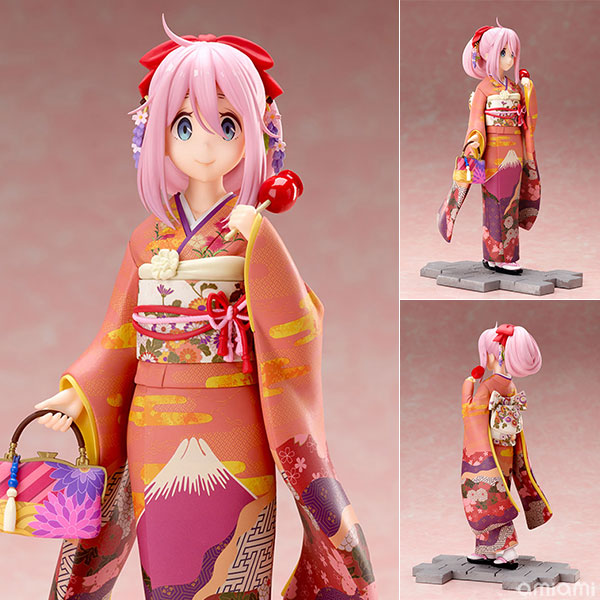 FuRyu Yuru Camp SEASON 2 Nadeshiko Kagamihara Furisode 1/7 Complete Figure