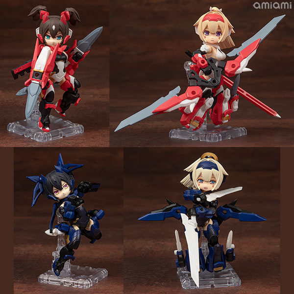 MegaHouse Desktop Army Megami Device Asra Series Set of All 4 Types hình ảnh 1
